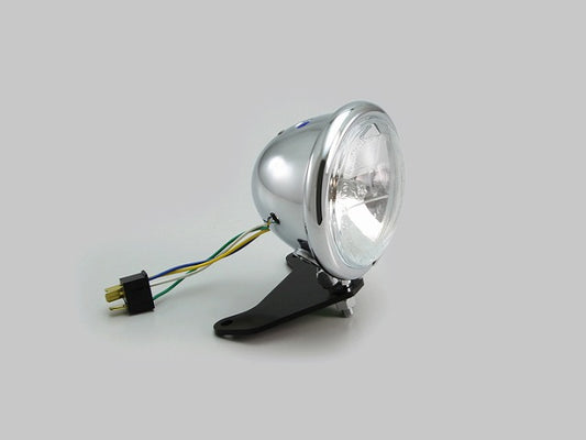 4.5マルチリフレクター ヘッドライトキット クリアレンズ ハロゲンバルブ 12V35/35W レブル250(MC49) レブル500(PC60)