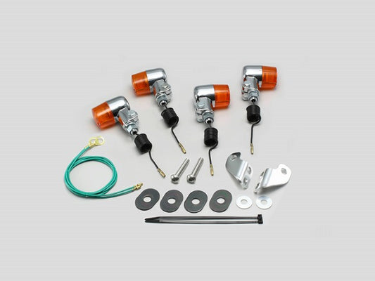 ミニウインカーキット オレンジレンズ セロー225(97-04) ブロンコ SL230(12V15W球に交換が必要)