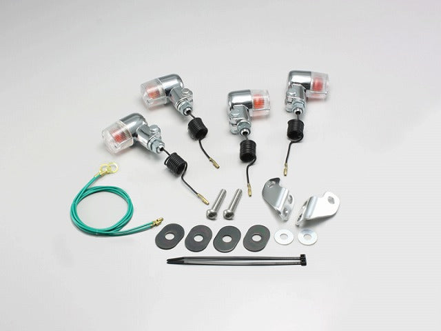 ミニウインカーキット クリアレンズ セロー225(97-04) ブロンコ SL230(12V15W球に交換が必要)