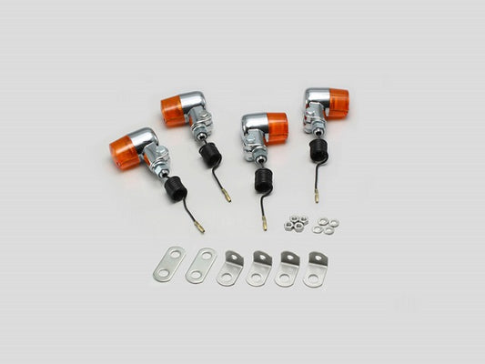 ミニウインカーキット オレンジレンズ 12V10W×4個 モンキー/ゴリラ (78-07) ※6V車はバルブ交換が必要