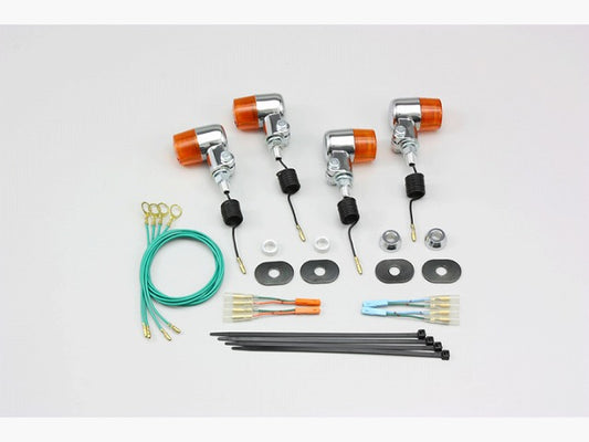 ミニウインカーキット オレンジレンズ 12V23W×4個 W800