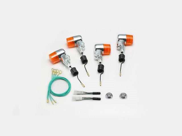 ミニウインカーキット オレンジレンズ 12V15W×4個 エストレヤ(07-13 FI車 BJ250A-098999迄)