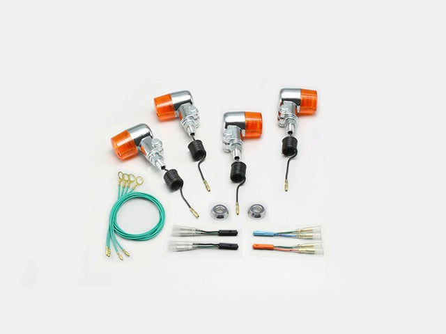 ミニウインカーキット オレンジレンズ 12V23W×4個 エストレヤ(14-16 FI車 BJ250A-099001-)