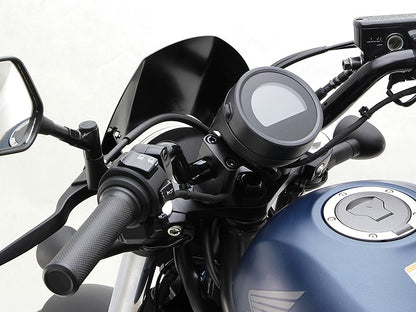 フロントバイザー ブラックアルマイト 黒 レブル250 レブル500 Rebel 風防 スクリーン