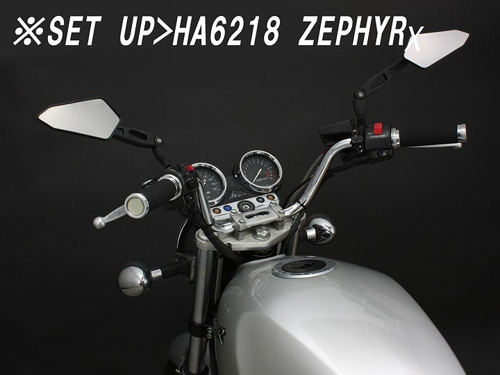 アジャストミラー タイプ1 ブラック 74×155mm 左右1セット 軽量樹脂 角度調整