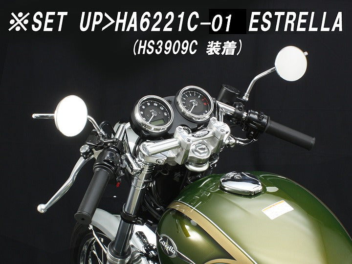 ラウンド ミニミラー クロームメッキ φ82mm 1個 丸型 小型 左右共用