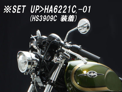 ラウンド ミニミラー クロームメッキ φ82mm 1個 丸型 小型 左右共用
