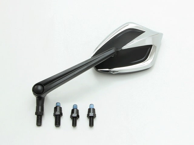 タロンミラー メッキ アルミダイキャスト製 汎用 1ヶ 左右共用