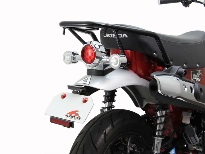 Rear Carrier, Black, Front Width 300 x Rear Width 190 x Length 200mm, Dax125