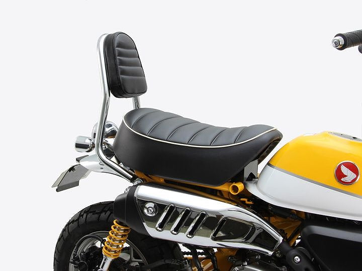 バックレスト クロームメッキ モンキー125 背もたれ