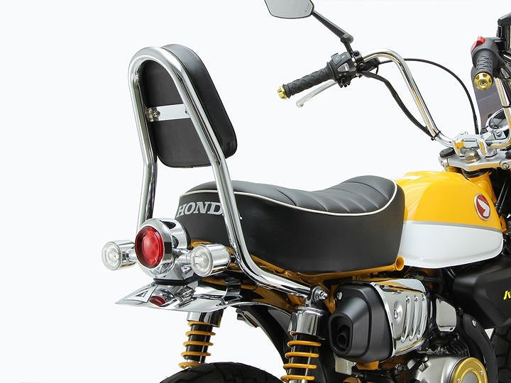 バックレスト クロームメッキ モンキー125 背もたれ