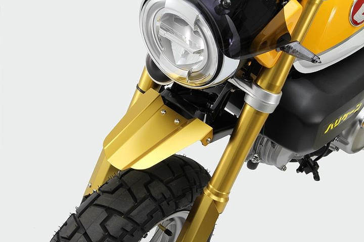 フロントフェンダー シルバーアルマイト モンキー125