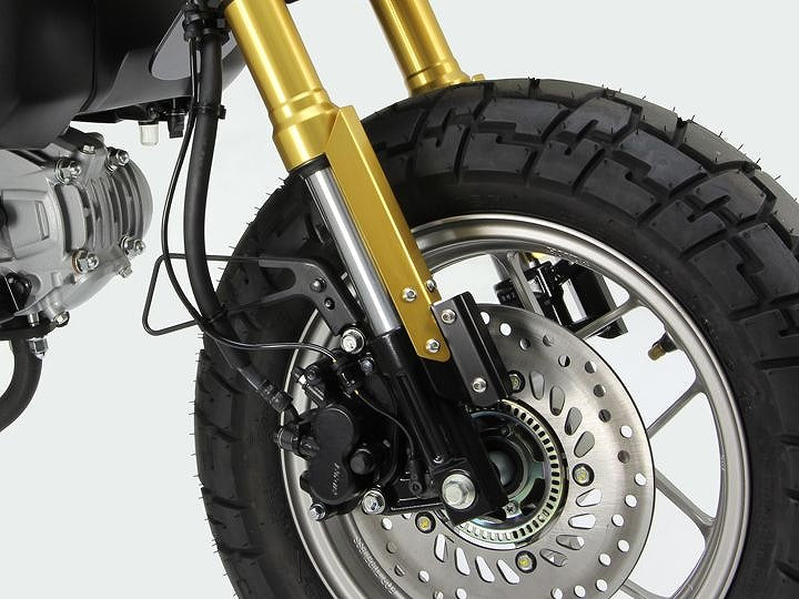 フォークガード ゴールドアルマイト 左右セット入 モンキー125
