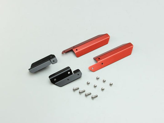 Fork Guards Red Anodized Left and Right Set for Monkey 125
