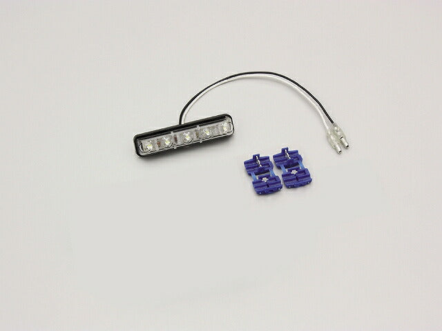 LEDライセンスランプ 直流12V車用 高輝度白色LED5個