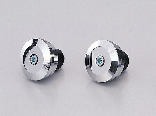 アメリカングリップエンド クロームメッキ 1インチハンドルバー用