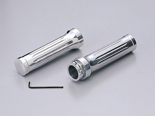 アルミグリップ ビレット クロームメッキ 1インチ用 Wグリップ径φ32mm DS400/1100