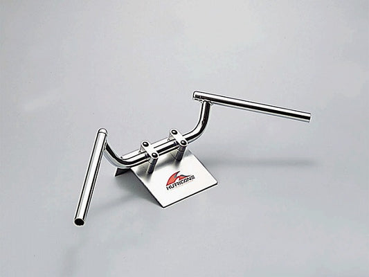 コンドル キット専用ハンドル クロームメッキ スイッチ穴加工済み 外径φ22.2mm 内径φ18mm 全高80mm 全巾645mm MT-25.MT-03