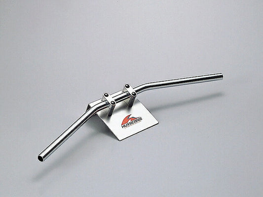 フラット4型 ワイドタイプ ハンドルバー クロームメッキ 外径φ22,2mm 内径φ18mm 全巾695mm