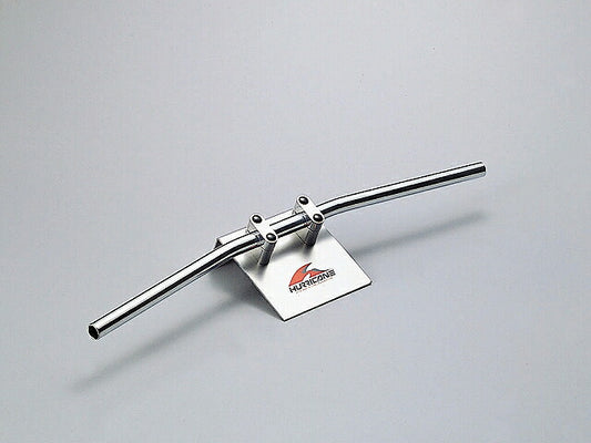 フラット0型 ハンドルバー クロームメッキ 外径φ22,2mm 内径φ18mm 全巾670mm