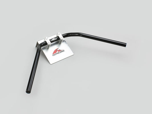 ナロープルバック1型 ハンドルバー ブラック 外径φ22,2mm 内径φ18mm 全高60mm 全巾600mm