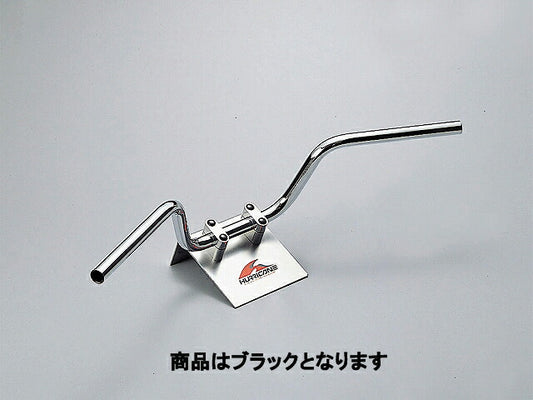 ヨーロピアン3型 ハンドルバー ブラック 外径φ22,2mm 内径φ18mm 全高145mm 全巾740mm