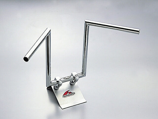 350ロボット1型 ハンドルバー クロームメッキ 外径φ25.4mm 内径φ21mm.全高350mm 全巾630mm