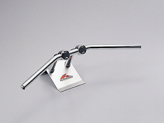 フラット2型 ハンドルバー クロームメッキ 外径φ25.4mm 内径φ21mm 全巾700mm