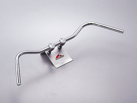 ワイドローオールド2型 ハンドルバー クロームメッキ 外径φ25.4mm 内径φ21mm.全高70mm 全巾950mm
