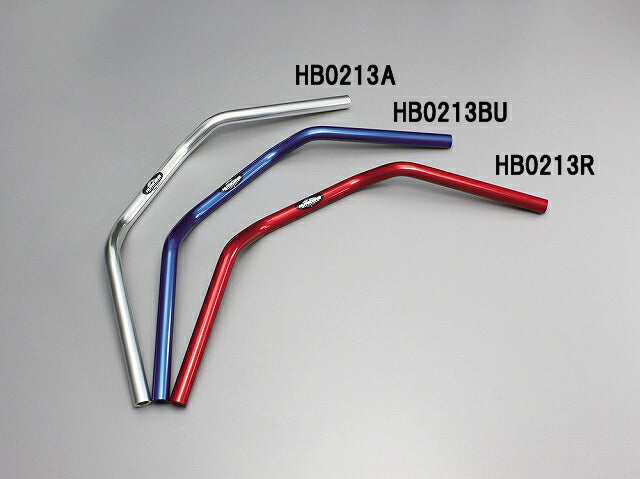 ナロー1型 ハンドルバー シルバーアルマイト 外径φ22,2mm 内径φ14mm 全高60mm 全巾605mm
