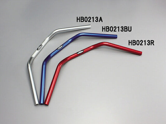 ナロー1型 ハンドルバー シルバーアルマイト 外径φ22,2mm 内径φ14mm 全高60mm 全巾605mm