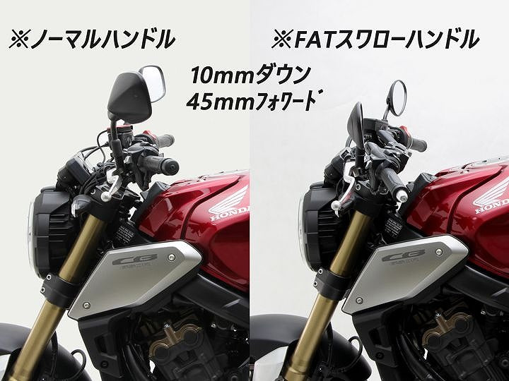 FATスワロー 専用ハンドル ブラック CB650R