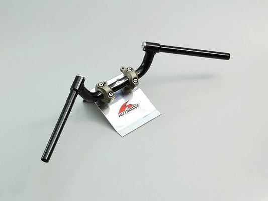 FATコンドル 専用ハンドル ブラック スチール製 幅680mm 高さ90mm エンド内径18mm XSR700/900 MT-09 スイッチ穴加工済 構造変更必要 MT-09(-16) HM3568 メーターステー(17-)バンジョー向き変更が必要