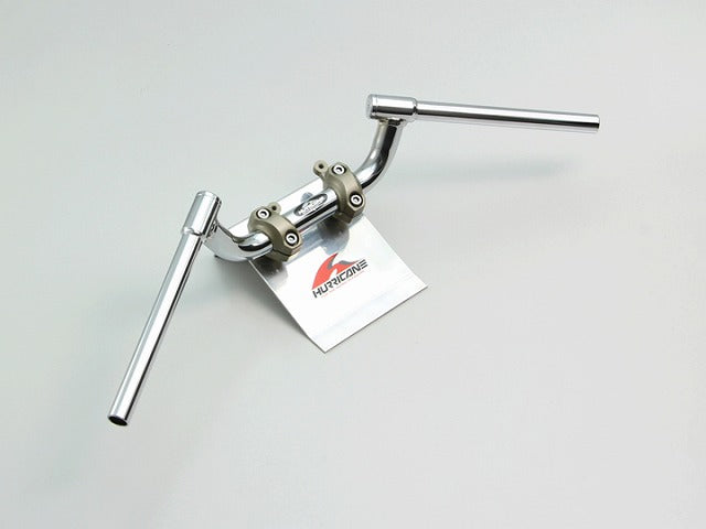 FATコンドル 専用ハンドル クロームメッキ スチール製 幅680mm 高さ90mm エンド内径18mm XSR700/900 MT-09 スイッチ穴加工済 構造変更必要 MT-09(-16) HM3568 メーターステー(17-)バンジョー向き変更が必要