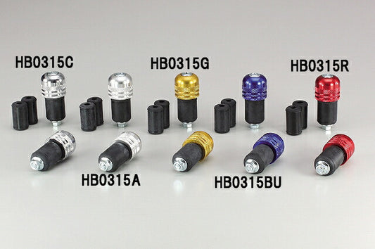 φ22アルミサイドキャップ ローレット クロームメッキ ハンドル内径φ14-19mm適合 汎用タイプ