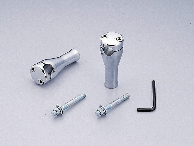 4インチドラッグポスト.ベーシック クロームメッキ φ7/8インチ(22,2mm)ハンドル用