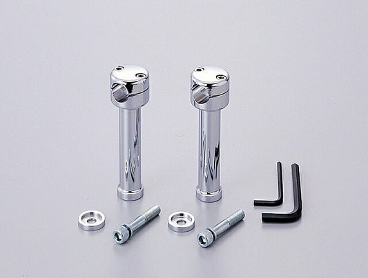 6インチドラッグポスト.ストレート クロームメッキ φ1インチ(25.4mm)ハンドル用