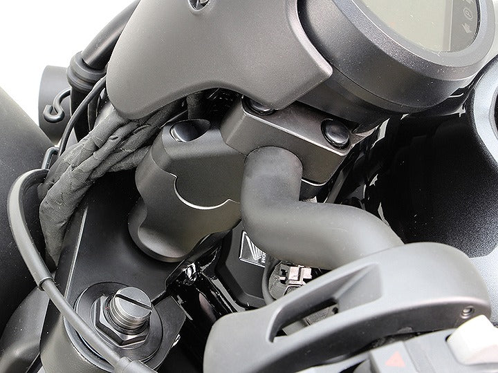 セットバックスペーサー ブラックアルマイト レブル1100DCT レブル250/S