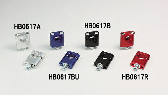 ハンドルホルダーH40 レッドアルマイト XJR400/1200/1300他