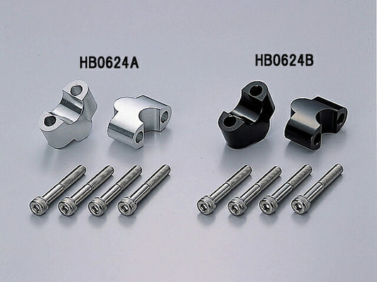 ハンドルアップスペーサーH25 シルバーアルマイト CB400SF/SB他