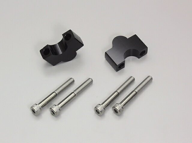 ハンドルアップスペーサーH25 ブラックアルマイト ZRX400/1100/II.250TR