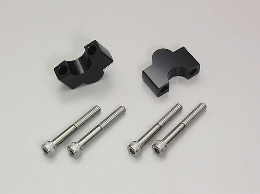 ハンドルアップスペーサーH25 ブラックアルマイト ZRX400/1100/II.250TR