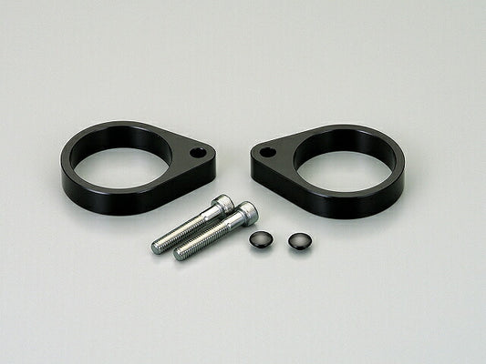 ハンドルアップスペーサーH12 ブラックアルマイト YZF-R6(-'04)