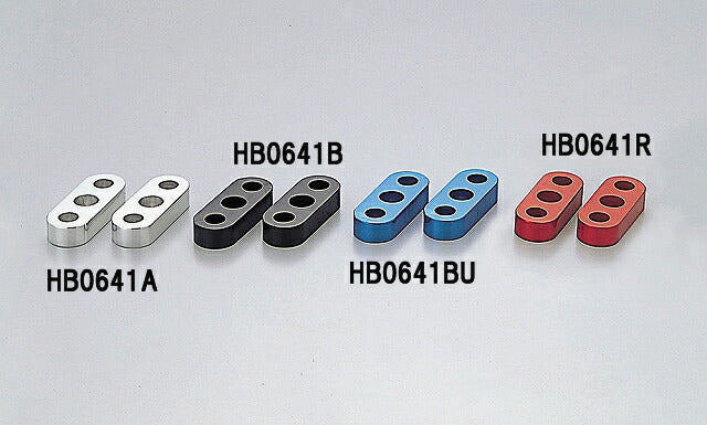 ハンドルホルダースペーサーT10 レッドアルマイト 厚さ10mm
