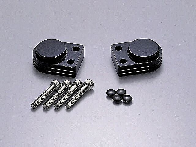 ハンドルアップスペーサーH18 ブラックアルマイト GPZ900R(A7-)