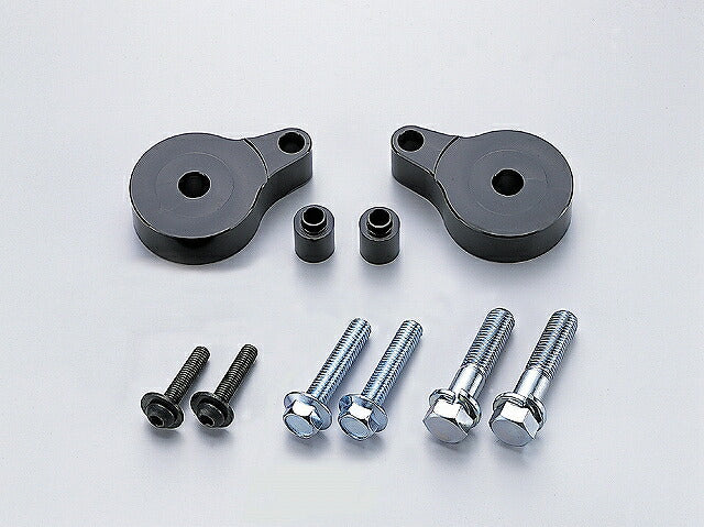 ハンドルアップスペーサーH17 ブラックアルマイト X11