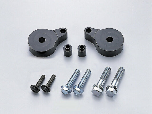 ハンドルアップスペーサーH17 ブラックアルマイト X11