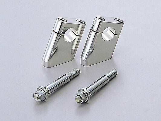 セットバックホルダー シルバーアルマイト ノーマルトップブリッジ用 SR400('10 FI).SR400/500