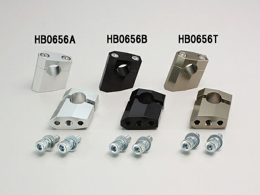 ヘキサゴン型セットバックホルダー チタンカラーアルマイト センターボルト M10×L30