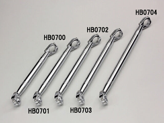 Handlebar Brace, Extra Thick Type, for 7/8 inch Handlebars, SS Size, All Chrome Plated